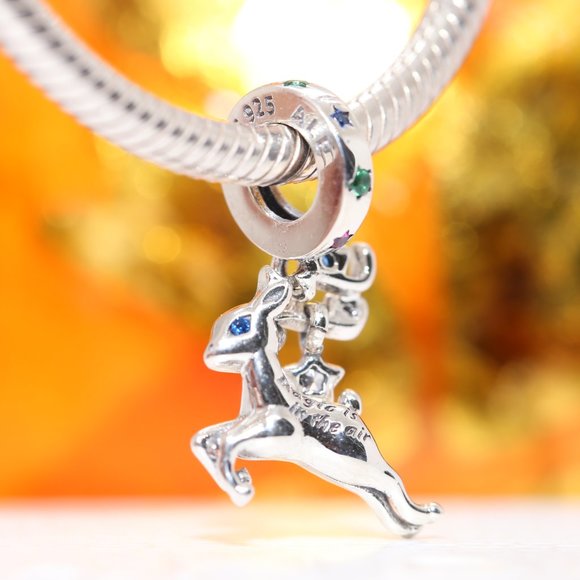 PANDORA Christmas Reindeer Charm 792826C01 - Picture 3 of 4